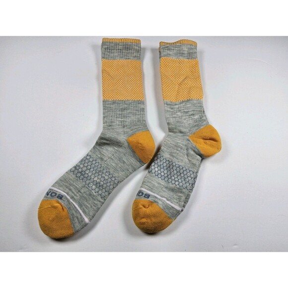 Bombas Merino Wool Lot Of 2 Pairs Calf Socks Size L - Picture 1 of 2